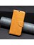 Xiaomi Redmi Için Cüzdan Kabuğu Not 12 4g Düz Renk Şok Geçirmez Stand Örneği Dokulu Pu Deri Telefon Kaplum Sarı Sarı (Yurt Dışından) 4