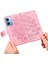 Xiaomi Için Redmi Note 12 5g (Global)/(Hindistan)/(Çin)/poco X5 5g Çiçek Baskılı Pu Deri Deri Kapak Cüzdan Stili Stand Koruyucu Telefon Kılıfı Kayış Pembe (Yurt Dışından) 5