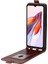Xiaomi Redmi 12C 4g Için Dikey Flip Deri Telefon Kapağı, Crazy Horse Doku Akıllı Telefon Kılıfı Kart Yuvası-Brown (Yurt Dışından) 2