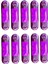 9 Ledli Tombul Parmak LED 10 Adet Mor 1