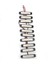 10 Adet Beyaz 6 Ledli Parmak Lamba 12V-24V 1