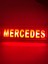 (5 Adet) Mercedes Yazılı Parmak LED Kırmızı Renk 2