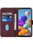 Samsung Galaxy A21S ile Uyumlu Tam Korumalı Yumuşak Pu Deri Kapaklı Cüzdan Telefon Kılıfı, Kart Tutuculu ve Uzun Askılı (Yurt Dışından) 5