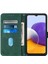 Samsung Galaxy A22 5g ile Uyumlu Tam Korumalı Yumuşak Pu Deri Kapaklı Cüzdan Telefon Kılıfı, Kart Tutuculu ve Uzun Askılı (Yurt Dışından) 4