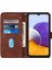 Samsung Galaxy A22 5g ile Uyumlu Tam Korumalı Yumuşak Pu Deri Kapaklı Cüzdan Telefon Kılıfı, Kart Tutuculu ve Uzun Askılı (Yurt Dışından) 4