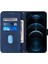 iPhone 12 Pro Max ile Uyumlu Tam Korumalı Yumuşak Pu Deri Kapaklı Cüzdan Telefon Kılıfı, Kart Tutuculu ve Uzun Askılı (Yurt Dışından) 5