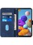 Samsung Galaxy A21S ile Uyumlu Tam Korumalı Yumuşak Pu Deri Kapaklı Cüzdan Telefon Kılıfı, Kart Tutuculu ve Uzun Askılı (Yurt Dışından) 5