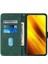 Xiaomi Poco X3/x3 Nfc ile Uyumlu Tam Korumalı Yumuşak Pu Deri Kapaklı Cüzdan Telefon Kılıfı, Kart Tutuculu ve Uzun Askılı (Yurt Dışından) 5