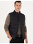 Erkek Siyah Slim Fit Yelek 50274683-VR046 3