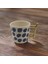Altın Yaldız Lacivert Puantiyeli Fincan Mug 3