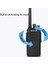 RT81 telsiz cihazı, geniş menzil, DMR dijital analog telsiz, IP67 su geçirmez, net ses, 2200 mAh taşınabilir telsiz, şantiye için, üretim (siyah, 2 adet) 2