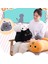 35CM Yumuşak Pamuklu Yastık Sevimli Kedi Bebek Peluş Oyuncak (Gri) (Yurt Dışından) 5