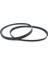 Canon Ef 24-105 24-70 (Siyah) Için 2pcs Toz Geçirmez Conta Halkası Kauçuk (Yurt Dışından) 2
