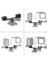 Go Pro Hero 9 8 Için 3 Adet Başparmak Düğmesi Vidalı Kamera Tutucu Braketi (Yurt Dışından) 5