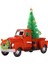 6.7 Inç Vintage Kırmızı Kamyon Noel Dekoru, B (Yurt Dışından) 1