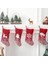 Kalın Örgü Noel Çorap Hediye Çantası Noel Baba Kardan Adam Geyik Çorap A (Yurt Dışından) 2