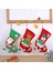 Noel Evi Yeni Yıl Için 3 Adet Noel Çorabı Şeker Hediye Çantası (Yurt Dışından) 3