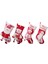 4'lü Noel Çorabı, Noel Şömine Çorabı Şeker Hediye Çantası (Yurt Dışından) 1