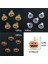 30 Pcs Cadılar Bayramı Charm Kolye Çeşitli Altın Siyah Beyaz Kaplama (Yurt Dışından) 2