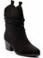Siyah Süet Kadın Bot & Bootie K02217100802 3