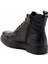 Siyah Baskılı Leather Erkek Bot & Bootie E02440702903 4