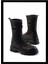 Siyah Leather Kadın Bot & Bootie K02724986603 1