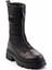 Siyah Leather Kadın Bot & Bootie K02724986603 3