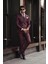 Jesus Slim Fit Bordo Kruvaze Takım Elbise 2