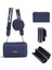 Stil Kadın Çakıllı Crossbody Çanta Mektup Omuz Askısı Fermuarlı Tek Omuz Kayınvalide Çantası (Yurt Dışından) 1