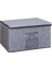 Keçe Kapaklı Maxi Hurç Kutu, Çok Amaçlı Düzenleyici Organizer Sandık 47X37X24 cm - 105840 4