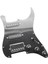 11 Delikli Gitar Yüklü Pickguard Ssh, Önceden Kablolanmış Kazıma Plakası Siyah (Yurt Dışından) 3
