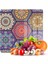 Cam Kesme Tahtası Kare Altıgen Mandala Desenli 30X30 cm 1