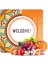 Cam Kesme Tahtası Kare Welcome Desenli 30X30 cm 1
