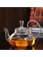 650ML Isıya Dayanıklı Yüksek Saplı Çiçek Kahve Cam Çay Potu Çiçek Açan Cam Çaydanlık Süzgeçli (Yurt Dışından) 5