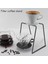 Damla Kahve Filtreli Bardak Tutucu Raf Geometri Kahve Damlatıcı Standı V60 Damla Metal Özel Çerçeve Barista Siyah (Yurt Dışından) 5