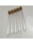 50 Adet 20X150MM 30ML Plastik Mantarlı Test Tüpü, Şeffaf Düğün Iyilik Hediye Tüp Paketi Tüp (Yurt Dışından) 2