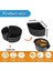 Yavaş Pişirici Gömlekleri, 3'ü 1 Arada Silikon Yavaş Pişirici Bölücü Fit 6qt Oval ve Yuvarlak Tencere Bölücü (Gri) (Yurt Dışından) 4