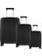 ÇÇS 5224 Siyah Polipropilen Valiz Seti - LİER 1
