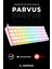 KB-R135 Parvus Beyaz Type-C Bağlantilı RGB Puding Tuşlu Red Switch Us Gaming Oyuncu Klavyesi 1