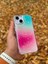 Apple iPhone 15 Kılıf Summer Time Kış Kreasyonu Simli Yıldızlı Işıltı Ombre Renk Geçişli Hologram 1