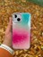 Apple iPhone 15 Kılıf Summer Time Kış Kreasyonu Simli Yıldızlı Işıltı Ombre Renk Geçişli Hologram 2