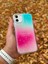 Apple iPhone 11 Kılıf Summer Time Kış Kreasyonu Simli Yıldızlı Işıltı Ombre Renk Geçişli Hologram 1