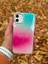 Apple iPhone 11 Kılıf Summer Time Kış Kreasyonu Simli Yıldızlı Işıltı Ombre Renk Geçişli Hologram 2