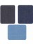 Giyim Jeans Için Demir On Denim Yamalar 12 Adet, 3 Renk (4,9 Inç x 3,7 Inç) (Yurt Dışından) 4