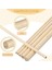 100 Parça Dübel Çubukları Ahşap Dübel Çubuk Craft Wood1/8,3/16,1/4,5/16,3/8x6 Inç Çubukları Crafting Dıy Düğün Şerit Değnek (Yurt Dışından) 4