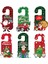 Adet Noel Kapı Tokmağı Askı Dekorasyon Noel Kapı Tokmağı Süs Burcu Noel Kapı Kolu Kolye (Yurt Dışından) 1
