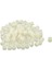 Plastik Silindir Ara Parça Pulu 7mm x 3,2mm x 6mm 100 Adet Fildişi (Yurt Dışından) 3