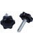 2 Adet M8 x 30MM Erkek Dişli 32MM Yıldız Başlı Sıkma Topuzu Siyah (Yurt Dışından) 2