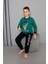 Kapitex Erkek Çocuk Pijama Takım 5006 Yeşil 1