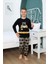 Erkek Çocuk Pijama Takım 5015 Siyah 1